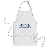 Beer Frat Greek Fraternity Letters Apron