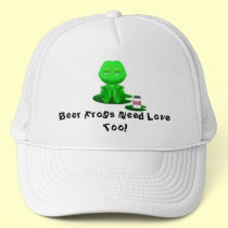 Beer Frog Hat hats