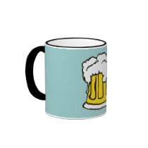 Beer! Frothy Bubbly Mug of Brew