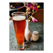 Beer Glass Greeting Cards