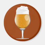 Beer glass magnet
