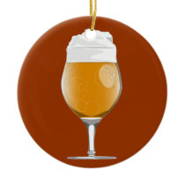 Beer glass ornament ornaments