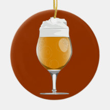 Beer glass ornament