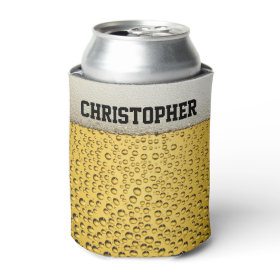 Beer Glass Personalize Can Cooler
