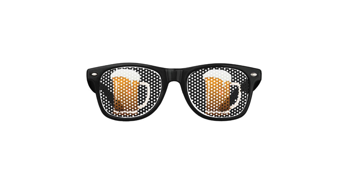 Beer Goggles Retro Sunglasses Zazzle