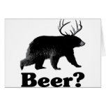 beer, drinking humor, funny, humor, animal, wildlife, bear, deer, party, bar humor, bar, alcohol, drink, drinking, just funny
