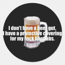 Beer Gut Stickers