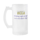  - Beer Mugs: Sizes  Available colors: frosted
