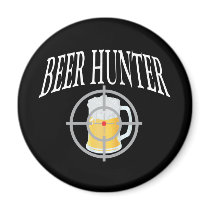 Beer Hunter Fridge Magnet