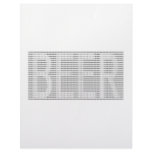 Beer in Binary - ASCII Letterhead