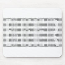 Beer in Binary - ASCII Mouse Pad