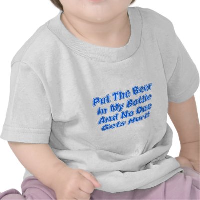 Beer In My Bottle Tee Shirts by Baby_Babble