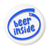 Beer Inside Refrigerator Magnet