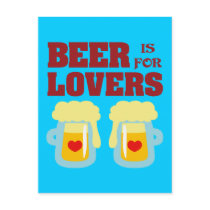 Beer is for Lovers Postcards