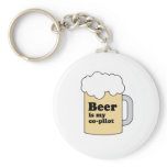 BEER IS MY COPILOT KEYCHAINS