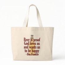 Beer is Proof Tote Bag