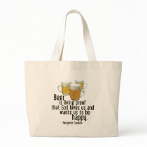 Beer is Proof (Franklin) Bags