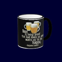 Beer is Proof (Franklin) mugs