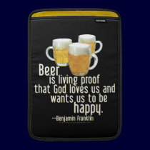 Beer is Proof (Franklin) ipad sleeves