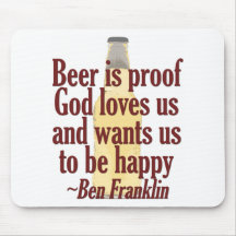 Beer is Proof Mousepad