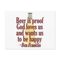 Beer is Proof Postcard