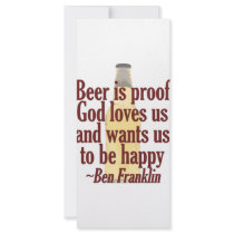 Beer is Proof rack cards by nichrome Beer is Proof rack cards