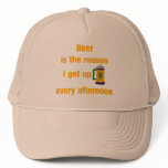 Beer is the reason I get up every afternoon #2 Mesh Hat