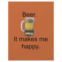 Beer. It Makes Me Happy. Custom Flyer