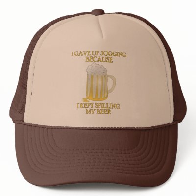 Beer Jogging Hat by T_shirt_Shack