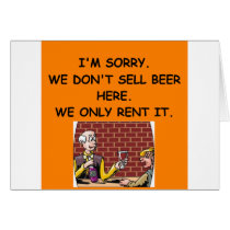 BEER joke Cards