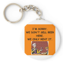 BEER joke Keychains