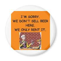 BEER joke Refrigerator Magnet