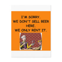 BEER joke Post Card