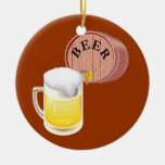 Beer keg and beer stein christmas ornaments