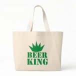 BEER KING awesome irish St Patricks day design Tote Bag