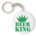 BEER KING awesome irish St Patricks day design Keychains