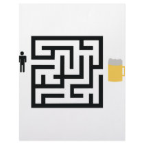beer labyrinth icon letterhead
