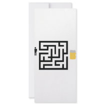 beer labyrinth icon custom rack card