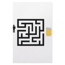 beer labyrinth icon custom stationery