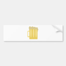 Beer Logo Bumper Sticker