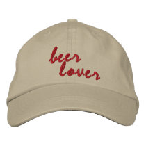 Beer Lover Cap embroidered hats by TheBigTees Beer Lover Cap embroidered hats
