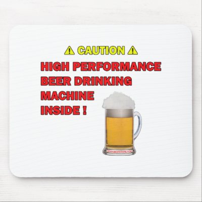 Beer Machine Mousepad by bear518