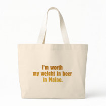 Beer Maine Jumbo Tote Bag