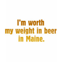 Beer Maine Women's Black T-shirt
