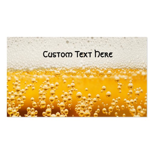 beer me business card template (front side)
