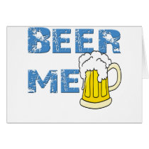 beer me funny cards