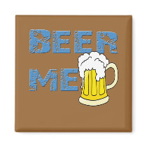 beer me funny refrigerator magnets