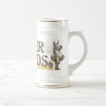 Beer Me Llama by Mudge Studios Coffee Mug