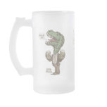 Beer Me T. Rex by Mudge Studios Mugs