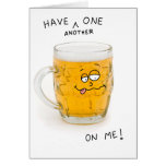 beer monster greeting card